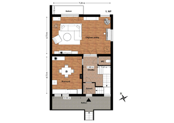 Prodej domu, 128 m2, Velké Popovice