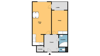 Pronájem bytu 2+kk v osobním vlastnictví, 50 m2, Praha 10 - Záběhlice