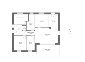 Prodej domu, 104 m2, Lochovice
