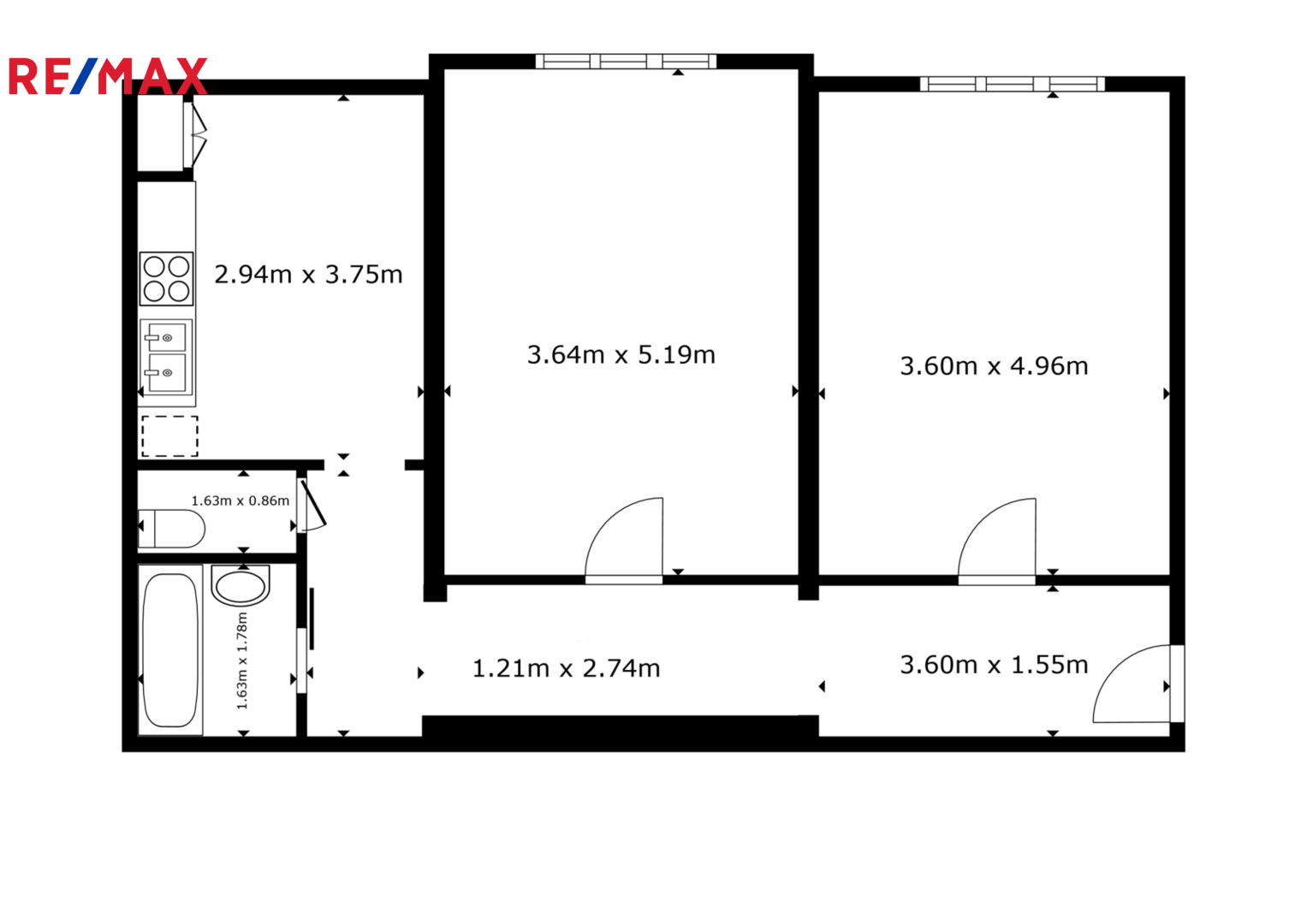 Prodej bytu 2+1 v družstevním vlastnictví, 64 m2, Praha 4 - Krč