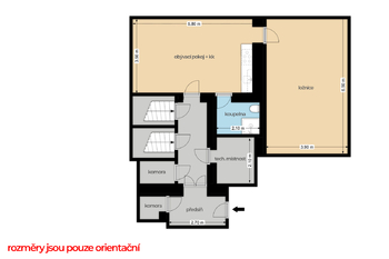 Pronájem domu, 61 m2, Škvorec