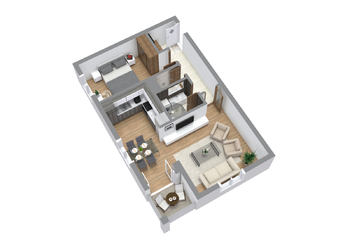 Pronájem bytu 2+kk v osobním vlastnictví, 55 m2, Chrudim