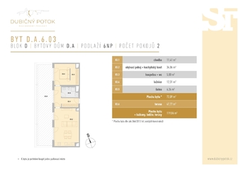 Prodej bytu 2+kk v osobním vlastnictví, 72 m2, České Budějovice