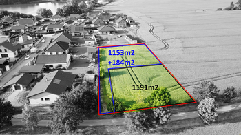 Prodej pozemku, 1191 m2, Dříteň