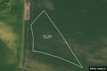 Prodej pozemku, 87342 m2, Chleby