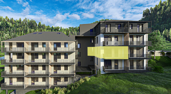 Prodej bytu 2+kk v osobním vlastnictví, 52 m2, Merklín