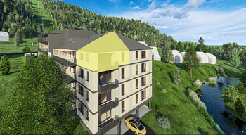 Prodej bytu 3+kk v osobním vlastnictví, 60 m2, Merklín