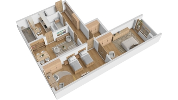 Prodej bytu 3+1 v osobním vlastnictví, 91 m2, Pardubice