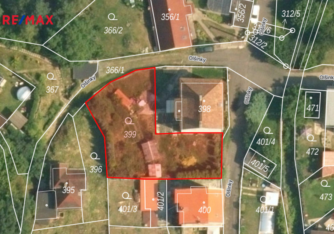 Prodej pozemku, 539 m2, Ústí nad Labem