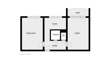 Prodej bytu 2+1 v osobním vlastnictví, 55 m2, Brno