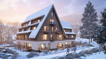 Prodej bytu 1+kk v osobním vlastnictví, 42 m2, Rokytnice nad Jizerou