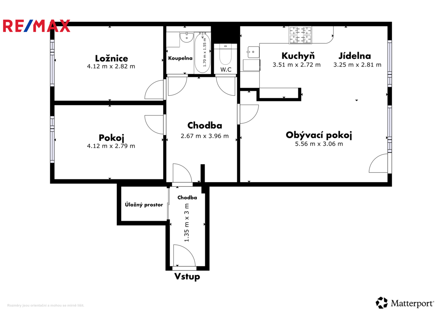 Prodej bytu 3+1 v osobním vlastnictví, 76 m2, Praha 4 - Háje