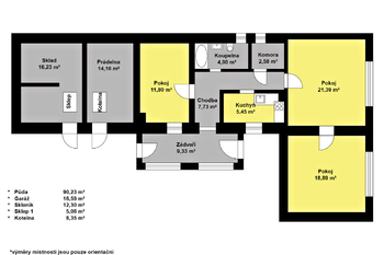 Prodej domu, 95 m2, Straky