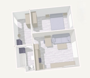 Prodej bytu 2+kk v osobním vlastnictví, 49 m2, Brno