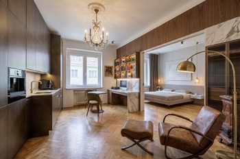 Prodej bytu 1+1 v osobním vlastnictví, 44 m2, Praha 3 - Vinohrady