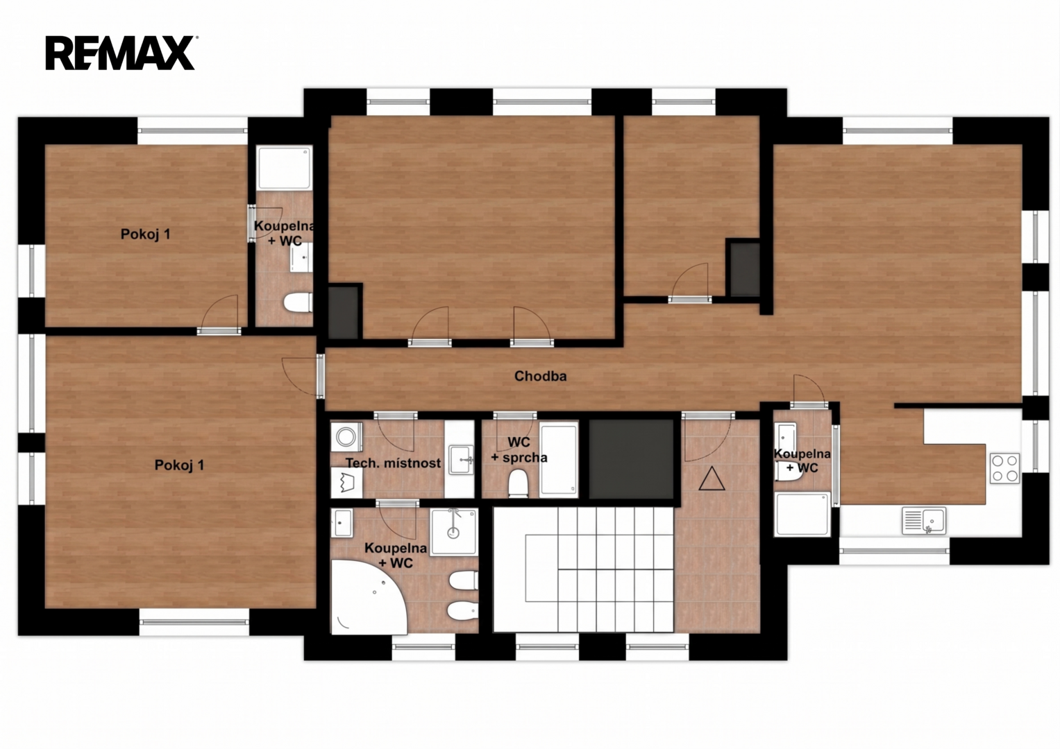 Pronájem komerčního objektu, 136 m2, Praha 4 - Krč