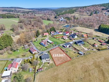 Prodej pozemku, 1163 m2, Krásná