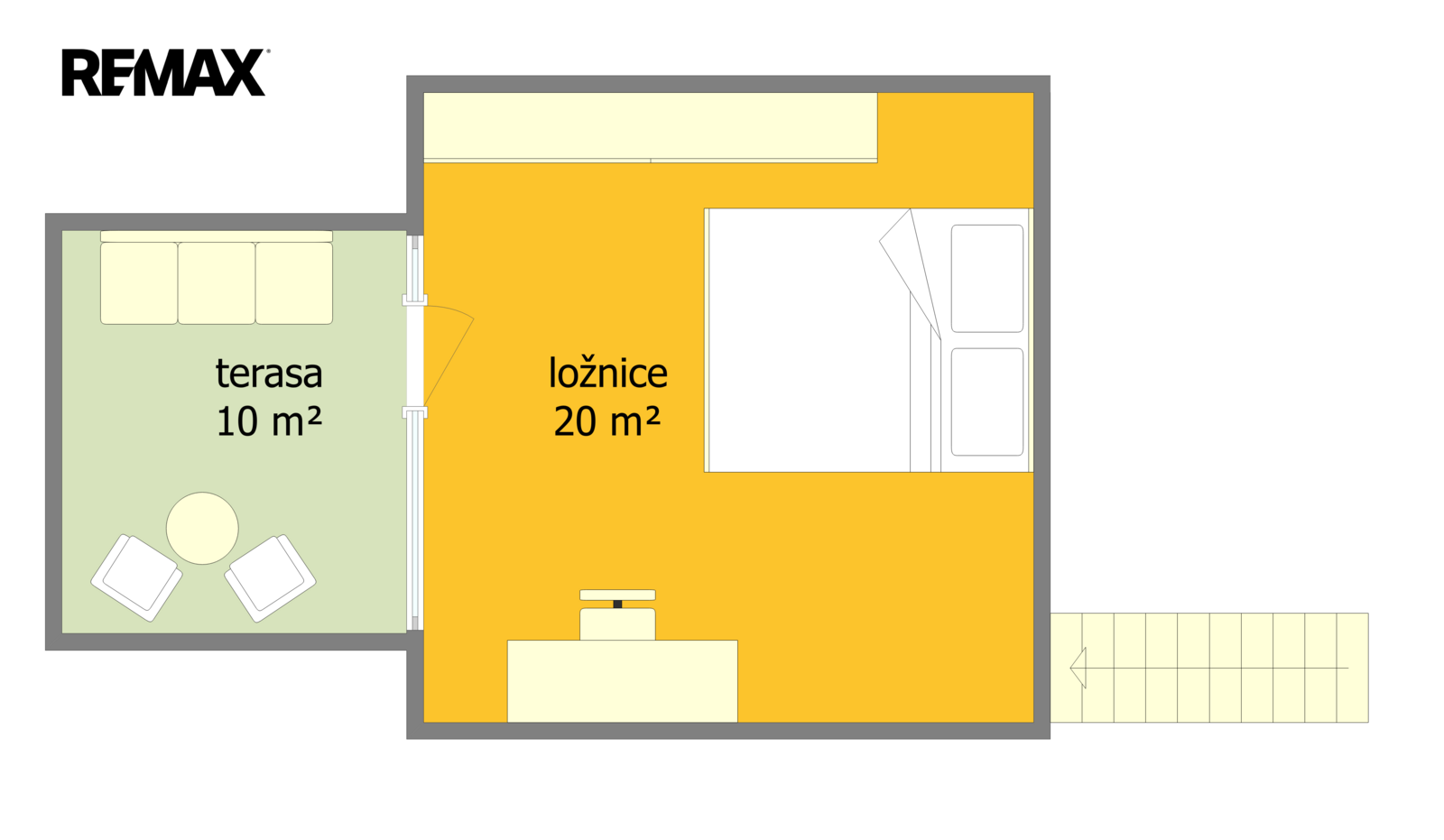 Pronájem bytu 2+kk v osobním vlastnictví, 58 m2, Brno