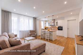 Prodej bytu 3+1 v osobním vlastnictví, 68 m2, Praha 9 - Újezd nad Lesy