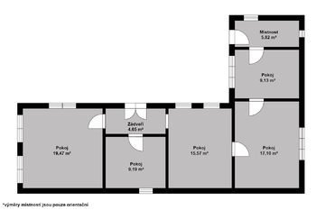 Prodej domu, 80 m2, Velim