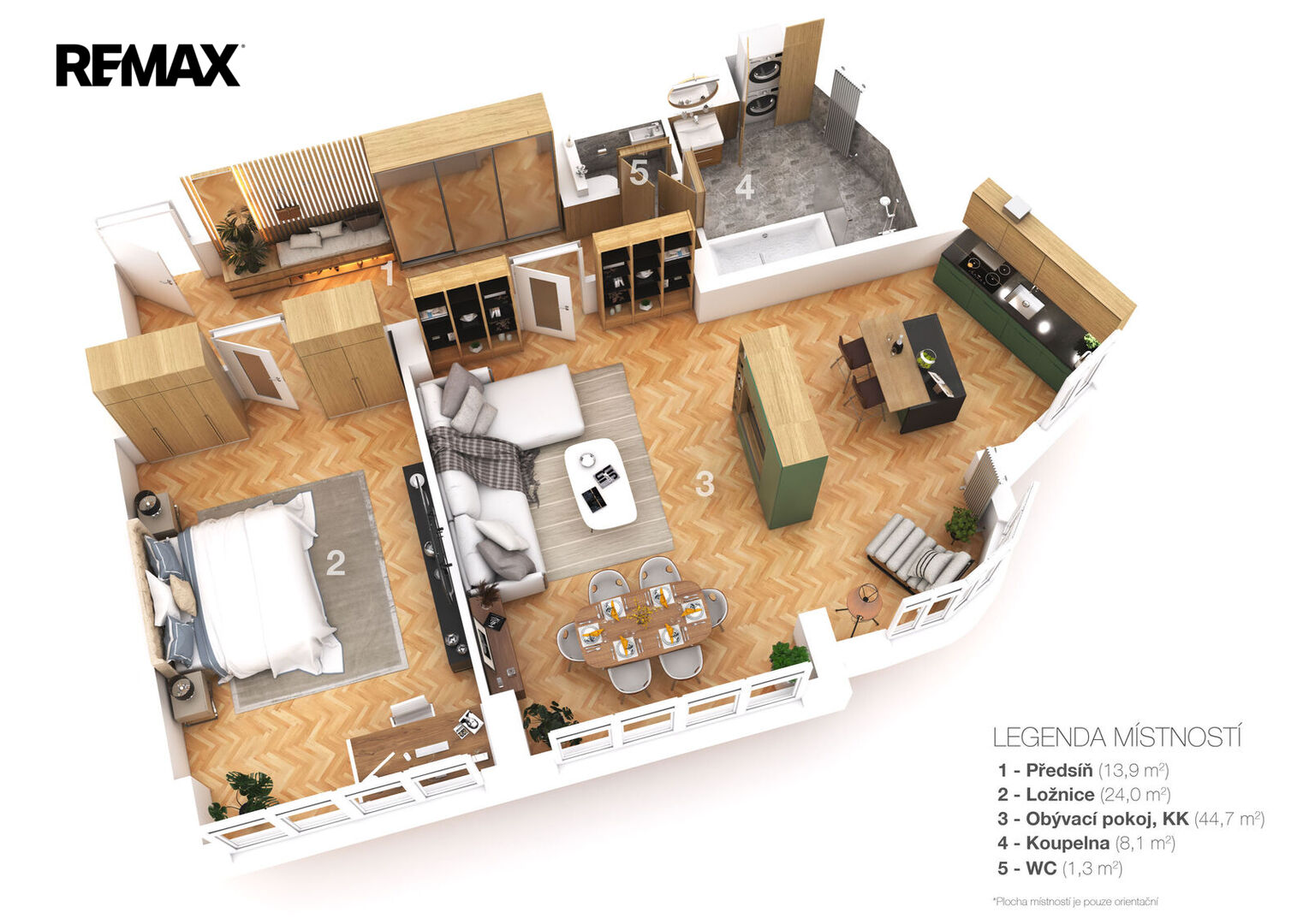 Prodej bytu 2+kk, 92 m2, Praha