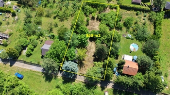 Prodej pozemku, 858 m2, Střemy