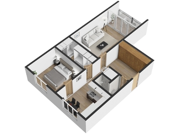 Pronájem bytu 2+1 v osobním vlastnictví, 62 m2, Plzeň