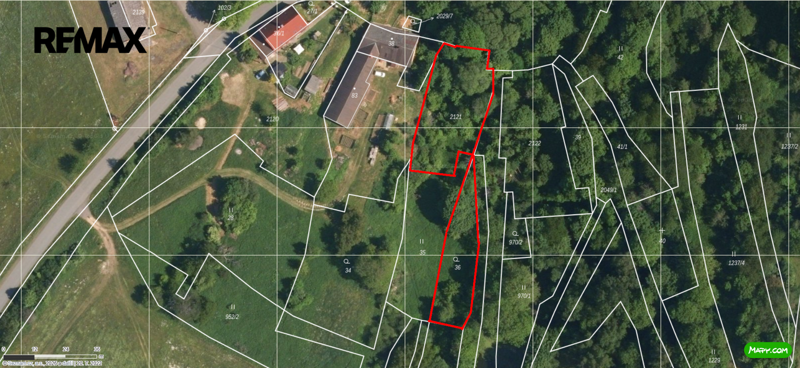 Prodej pozemku, 3514 m2, Chodová Planá