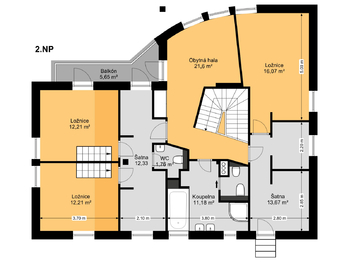 Pronájem domu, 256 m2, Praha 5 - Slivenec