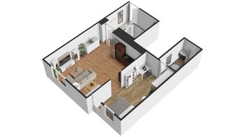 Pronájem bytu 2+kk v osobním vlastnictví, 57 m2, Plzeň