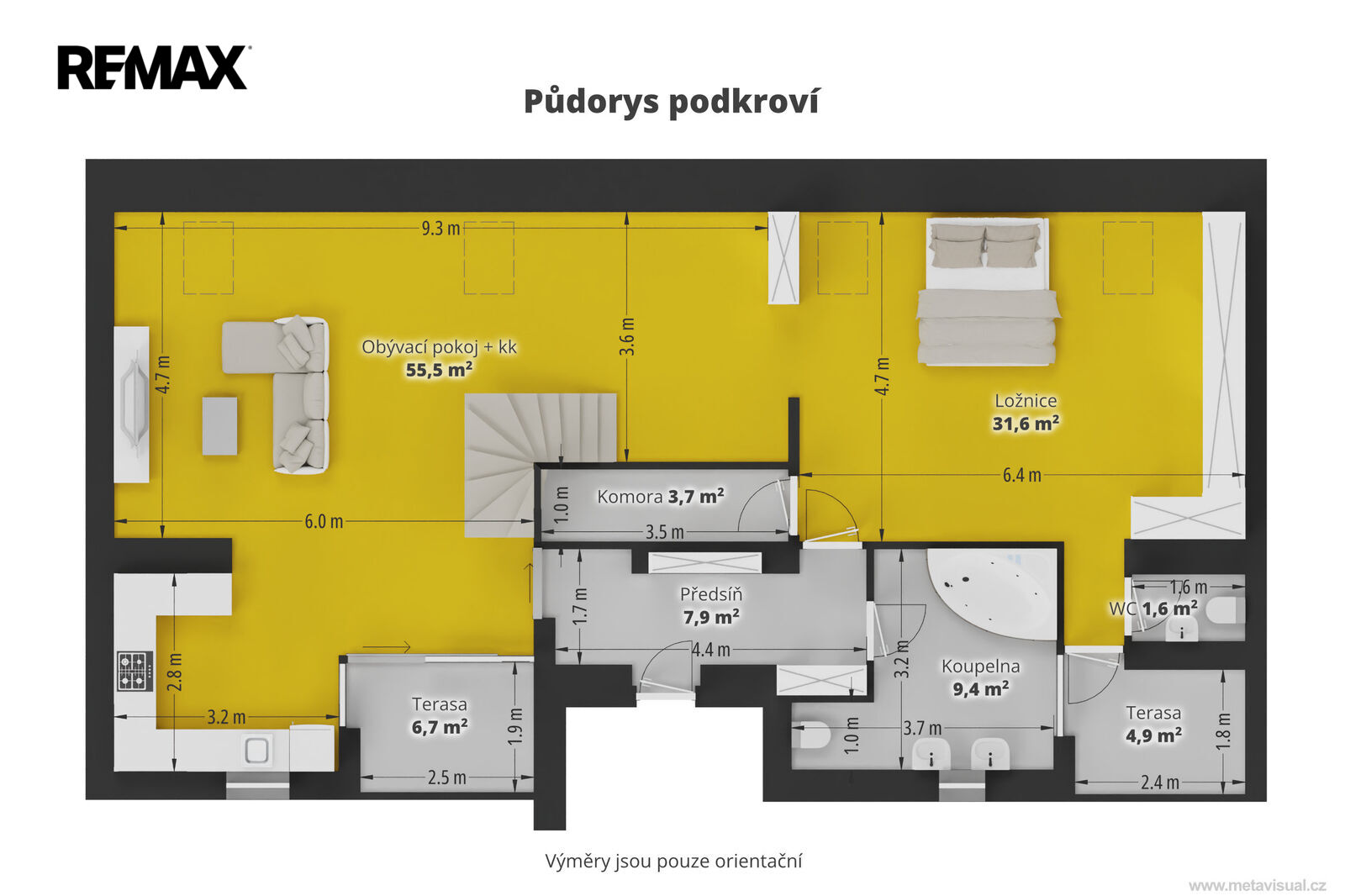 Prodej bytu 3+kk, 144 m2, Praha