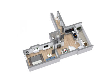 Pronájem bytu 2+kk v osobním vlastnictví, 49 m2, Chrudim