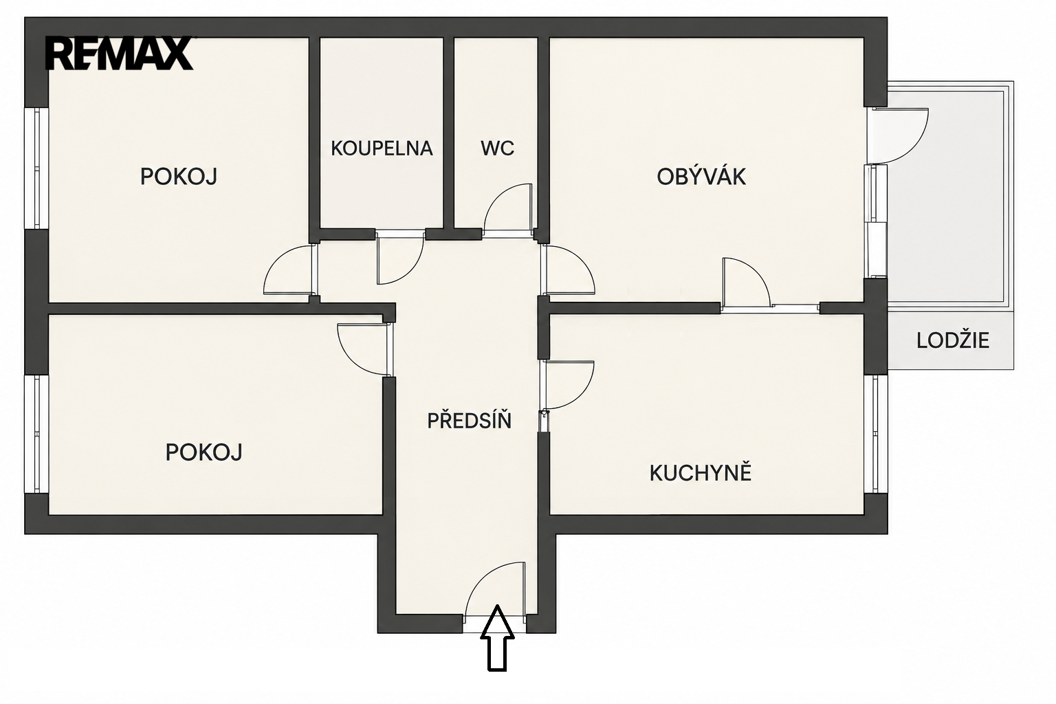 Prodej bytu 3+1 v osobním vlastnictví, 70 m2, Praha 8 - Troja